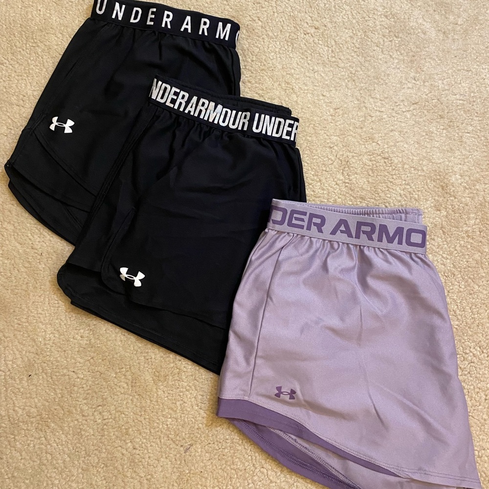 3 pairs of under armor XL shorts